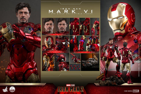 Hot Toys Iron Man Mark VI - Iron Man 2 - QS025 - 1/4 Scale Collectible Figure